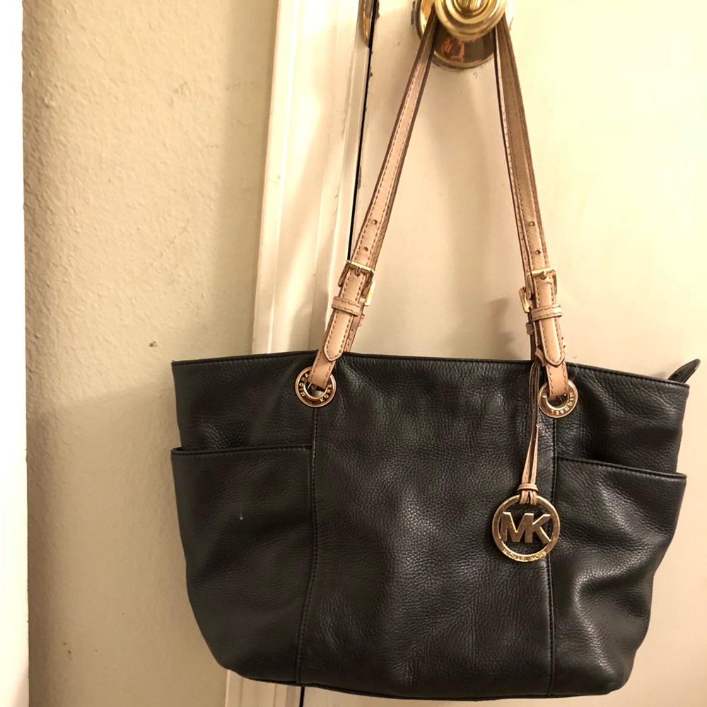 MK purse black leather